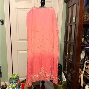 Soft Surroundings Pink Maxi Skirt